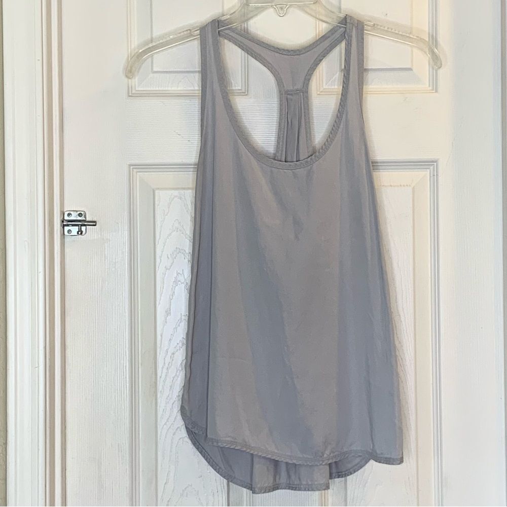 Lululemon 105F Singlet Silver Slate Size 6